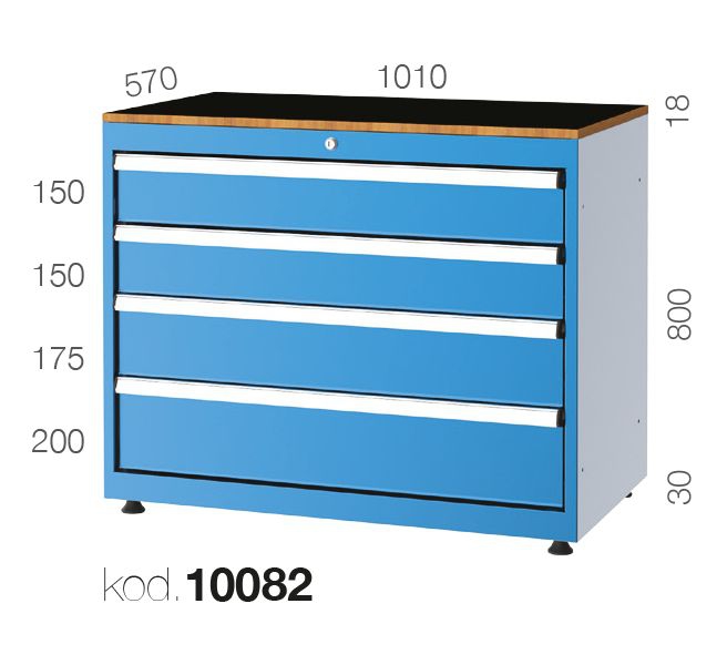 10082 - 4 ÇEKMECELİ DOLAP