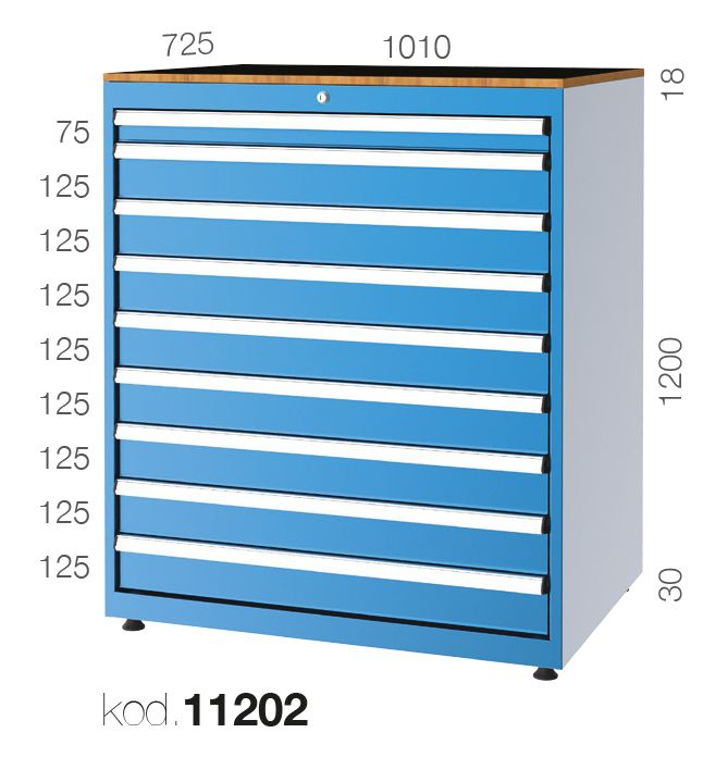 11202 - 9 ÇEKMECELİ DOLAP