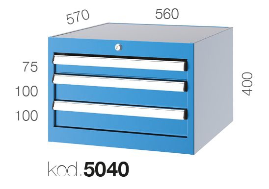 5040 - 3 ÇEKMECELİ DOLAP