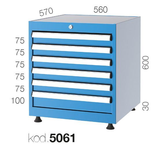 5061 - 6 ÇEKMECELİ DOLAP