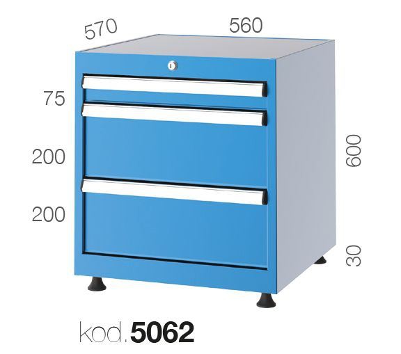 5062 - 3 ÇEKMECELİ DOLAP