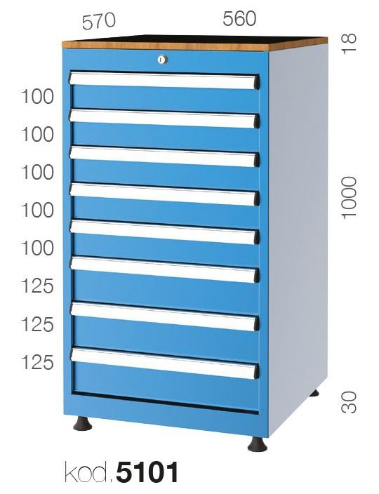 5101 - 8 ÇEKMECELİ DOLAP