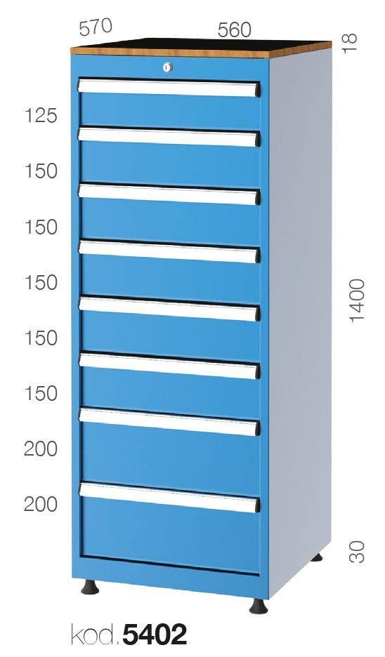 5402 - 8 ÇEKMECELİ DOLAP