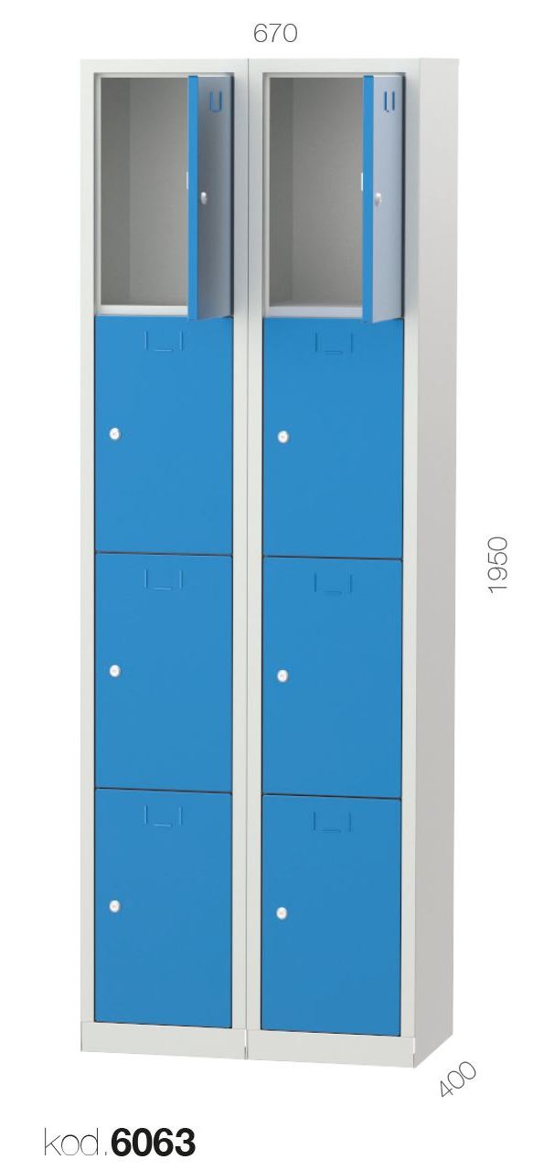 6063 - 8 KAPILI PERSONEL DOLABI