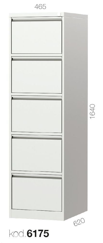6175 - 5 ÇEKMECELİ KARTOTEKS DOLABI