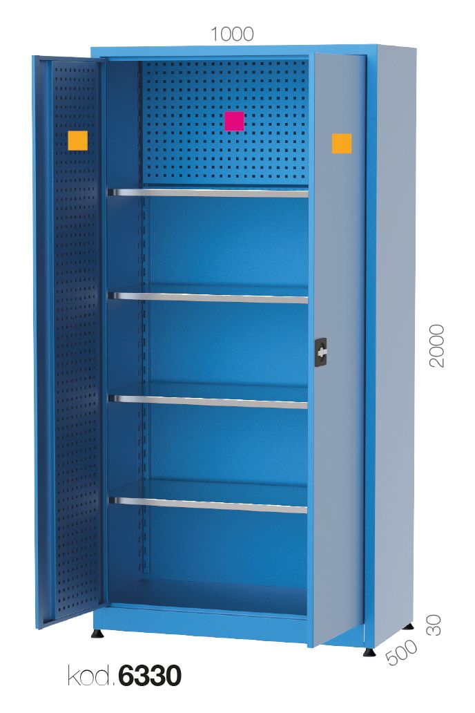 6330 - 4 RAFLI, ASKI SACLI MALZEME DOLABI