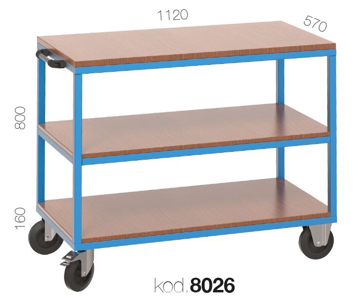 8026 - 2 RAFLI ÇALIŞMA ARABASI