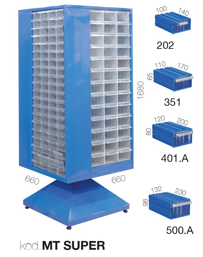 MT SUPER - 267 KUTULU DÖNERLİ STAND,AVADANLIK KUTULU SİSTEMLER