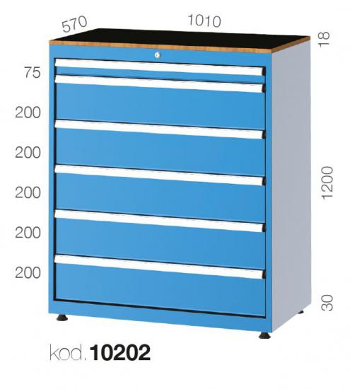 10202 - 6 ÇEKMECELİ DOLAP,ÇEKMECELİ DOLAPLAR,10000 Serisi