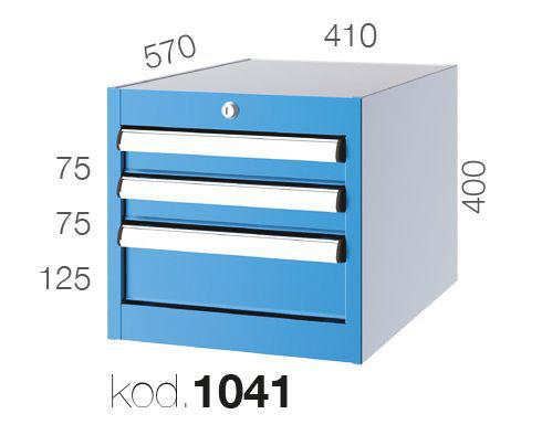 1041 - 3 ÇEKMECELİ DOLAP,ÇEKMECELİ DOLAPLAR,1000 Serisi