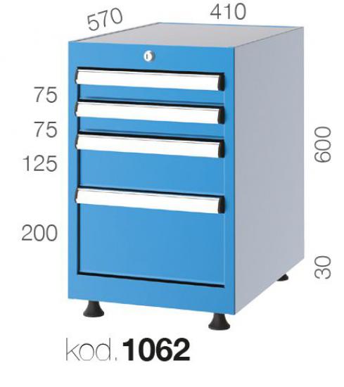 1062 - 4 ÇEKMECELİ DOLAP,ÇEKMECELİ DOLAPLAR,1000 Serisi