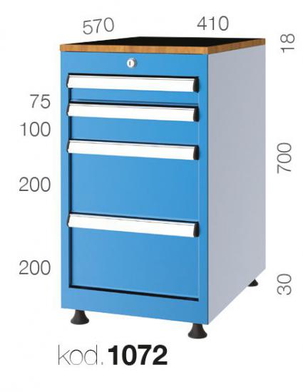 1072 - 4 ÇEKMECELİ DOLAP,ÇEKMECELİ DOLAPLAR,1000 Serisi