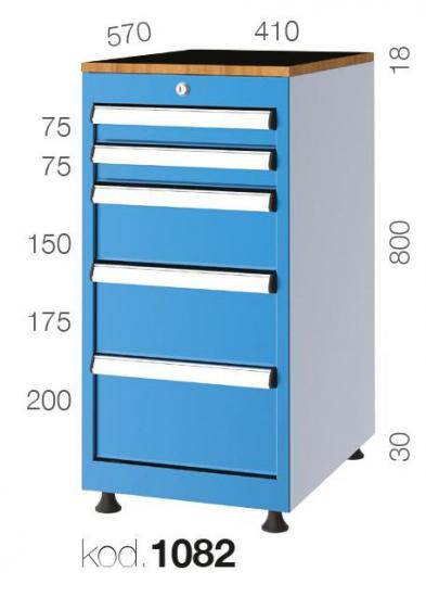 1082 - 5 ÇEKMECELİ DOLAP,ÇEKMECELİ DOLAPLAR,1000 Serisi