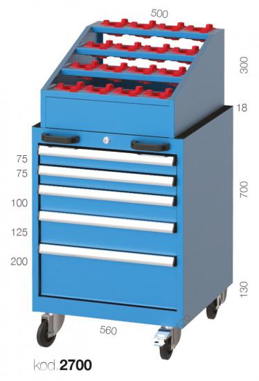 2700 - 5 ÇEKMECELİ CNC SEHPALI TAKIM DOLABI,CNC TAKIM DOLAPLARI