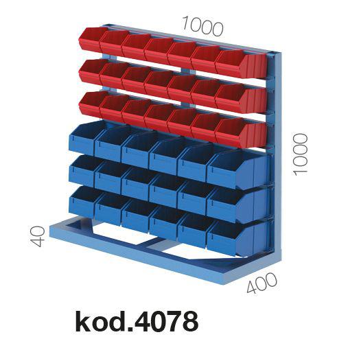4078 - 39 KUTULU SABİT TEK YÖNLÜ AVADANLIK STANDI,AVADANLIK KUTULU SİSTEMLER,Kutulu Standlar