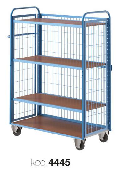 4445 - RAFLI TEL ÖRGÜLÜ KORUMALI YÜK ARABASI,TAŞIMA EKİPMANLARI