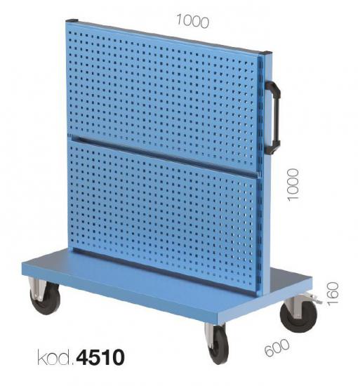 4510 - ASKI PANOLU TEKERLEKLİ STAND,AVADANLIK KUTULU SİSTEMLER,Askı Panolu Standlar