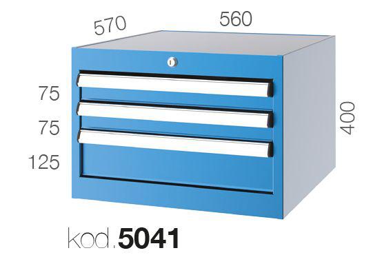 5041 - 3 ÇEKMECELİ DOLAP,ÇEKMECELİ DOLAPLAR,5000 Serisi