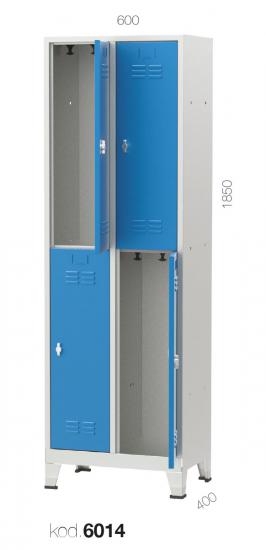 6014 - DAR TİP 4’LÜ SOYUNMA DOLABI,PERSONEL DOLAPLARI,Soyunma Dolapları