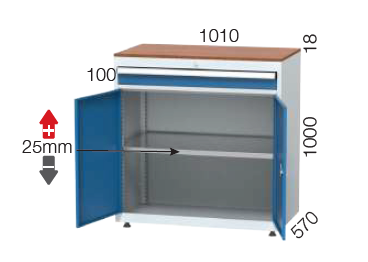 6073 - ENDÜSTRİYEL DOLAP, ENDÜSTRİYEL DOLAPLAR,Yükseklik 2000 mm Kapılı Dolaplar