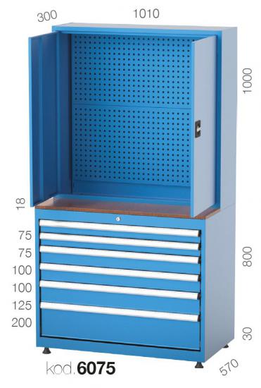 6075 - KAPAKLI VE ÇEKMECELİ DOLAP,ENDÜSTRİYEL DOLAPLAR,Yükseklik 2000 mm Kapılı Dolaplar