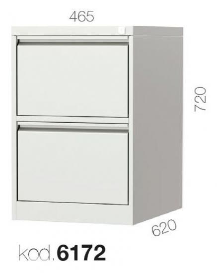 6172 - 2 ÇEKMECELİ KARTOTEKS DOLABI,MALZEME DOLAPLARI,Ofis Dolapları