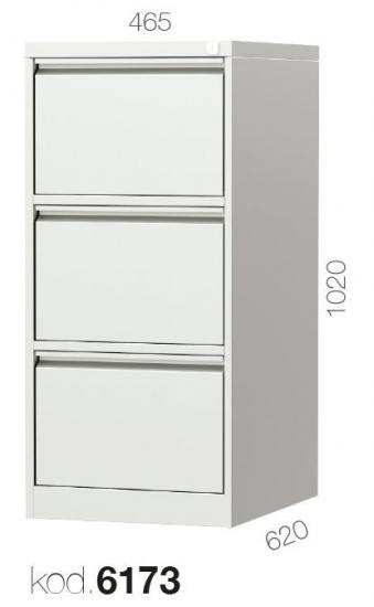 6173 -  3 ÇEKMECELİ KARTOTEKS DOLABI,MALZEME DOLAPLARI,Ofis Dolapları