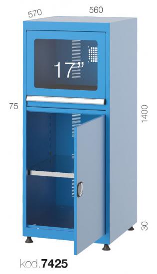 7425 - KAPAKLI DOLAPLI BİLGİSAYAR KABİNİ,BİLGİSAYAR KABİNLERİ,17’’ PC Kabinleri