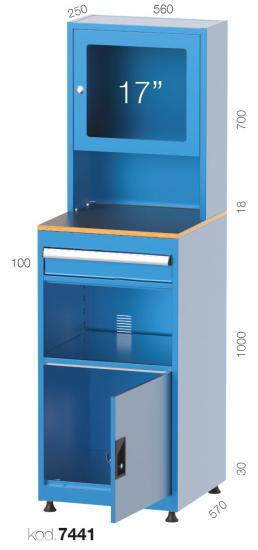 7441 - LCD EKRAN BİLGİSAYAR KABİNİ,BİLGİSAYAR KABİNLERİ,17’’ PC Kabinleri