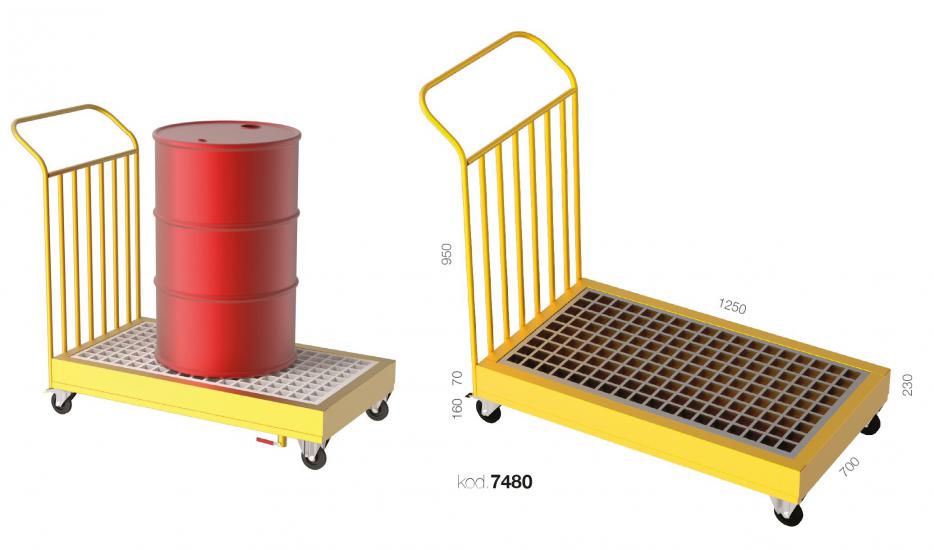 7480 - KİMYASAL TAŞIMA ARABASI,ENDÜSTRİYEL DOLAPLAR,Kimyasal Malzeme Dolabı